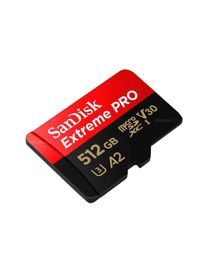 SanDisk Extreme PRO microSDXC UHS-I 256/512GB 200MB/s A2 U3 V30 4K UHD xotira kartasi 4