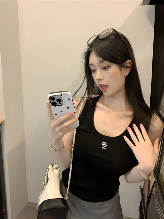 Женский стильный топ майка