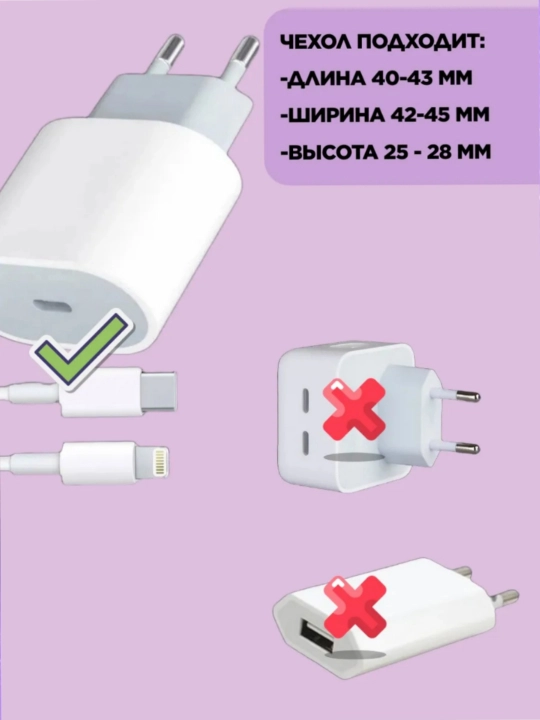 Quvvatlash to‘plami, 2 tasi 1 da, g‘ilof + kabel va adapter himoyasi, simlar uchun organayzer