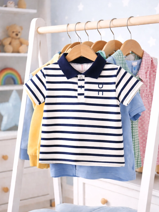 Поло футболка для мальчика, 2-5 лет, хлопок, лайкра, удобная, стильная - 