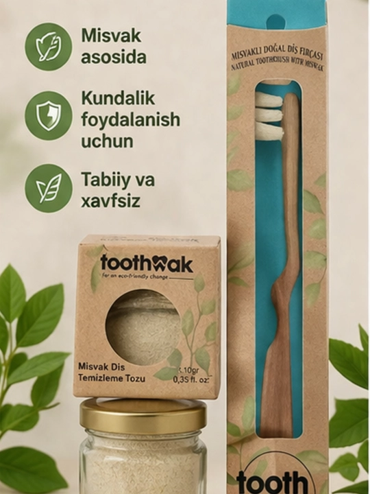 Misvoq ekstraktli tish cho'tka va tish kukuni, Toothwak - 