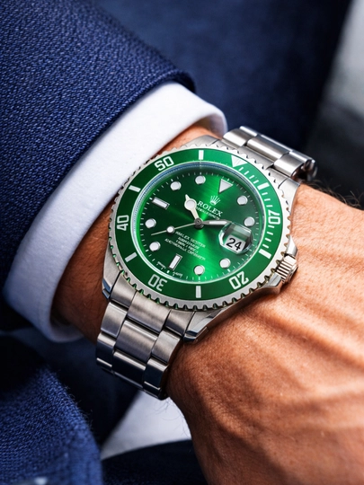 Мужские наручные часы - выбор для классического стиля — XONMUBI-ROLEX-ЗЕЛЕН