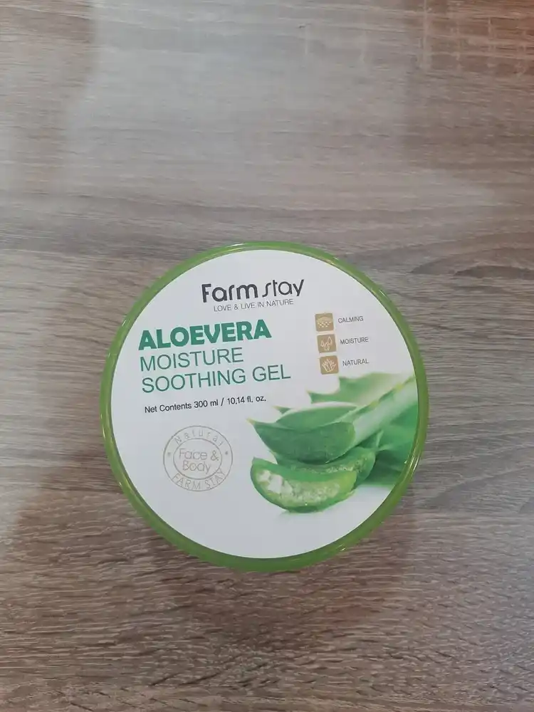 Farmstay aloe vera universal gel tinchlantiradi, yuz va tana uchun, namlovchi parvarish