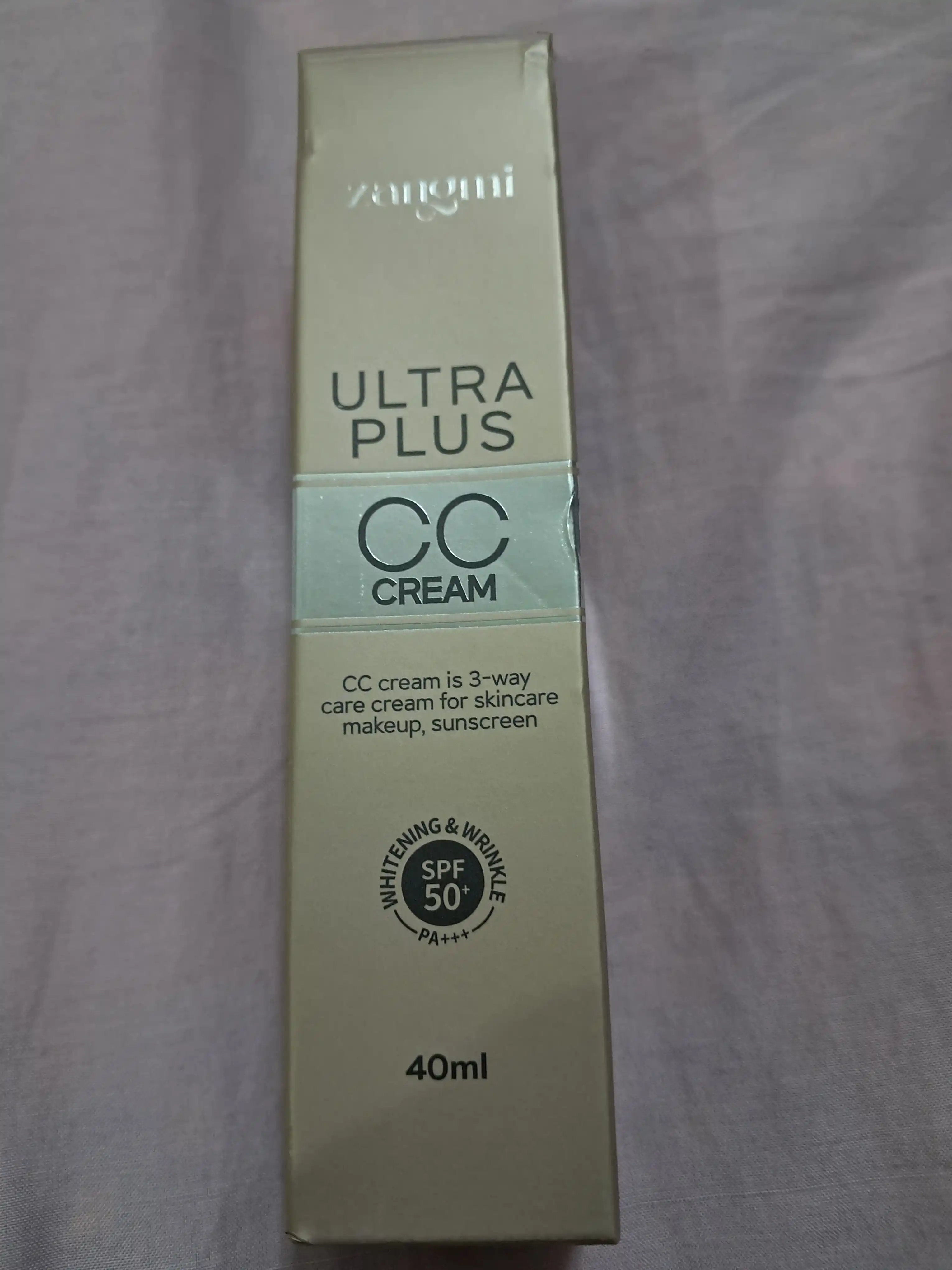 CC krem, tonlama, quyoshdan himoya qiluvchi SPF 50, PA+++, 40 ml
