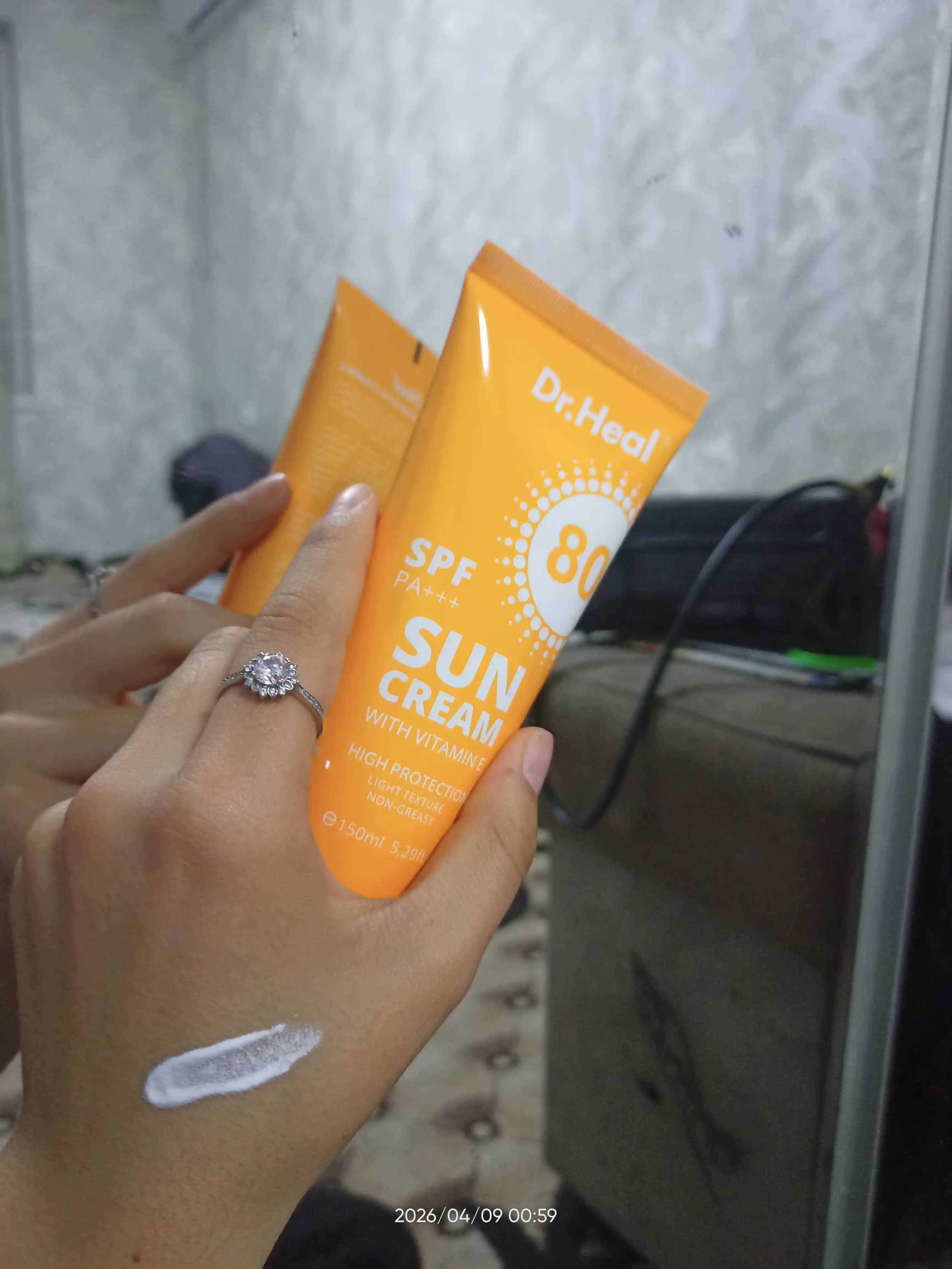 Dr Heal SPF 80 PA+++ quyoshdan himoyalovchi kremi, 150 ml