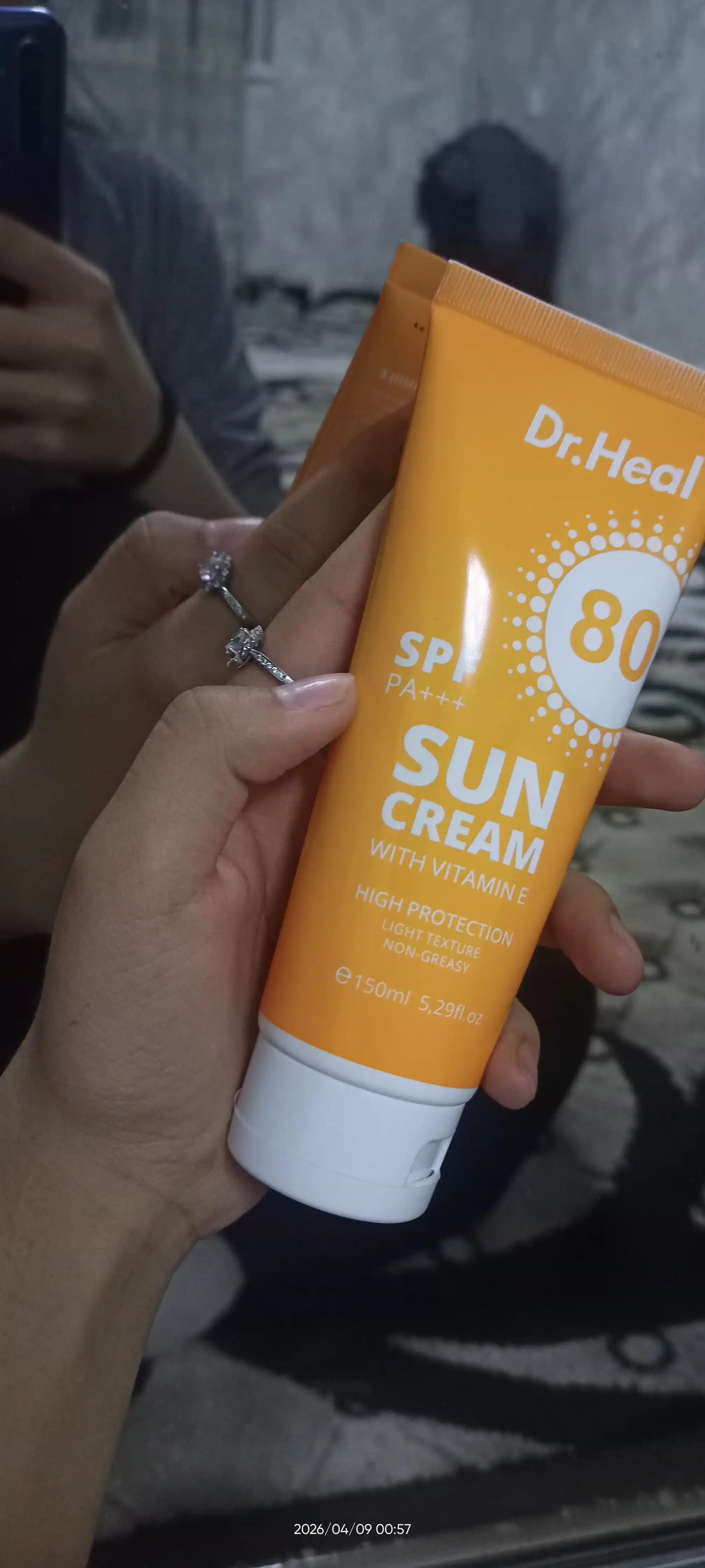 Dr Heal SPF 80 PA+++ quyoshdan himoyalovchi kremi, 150 ml