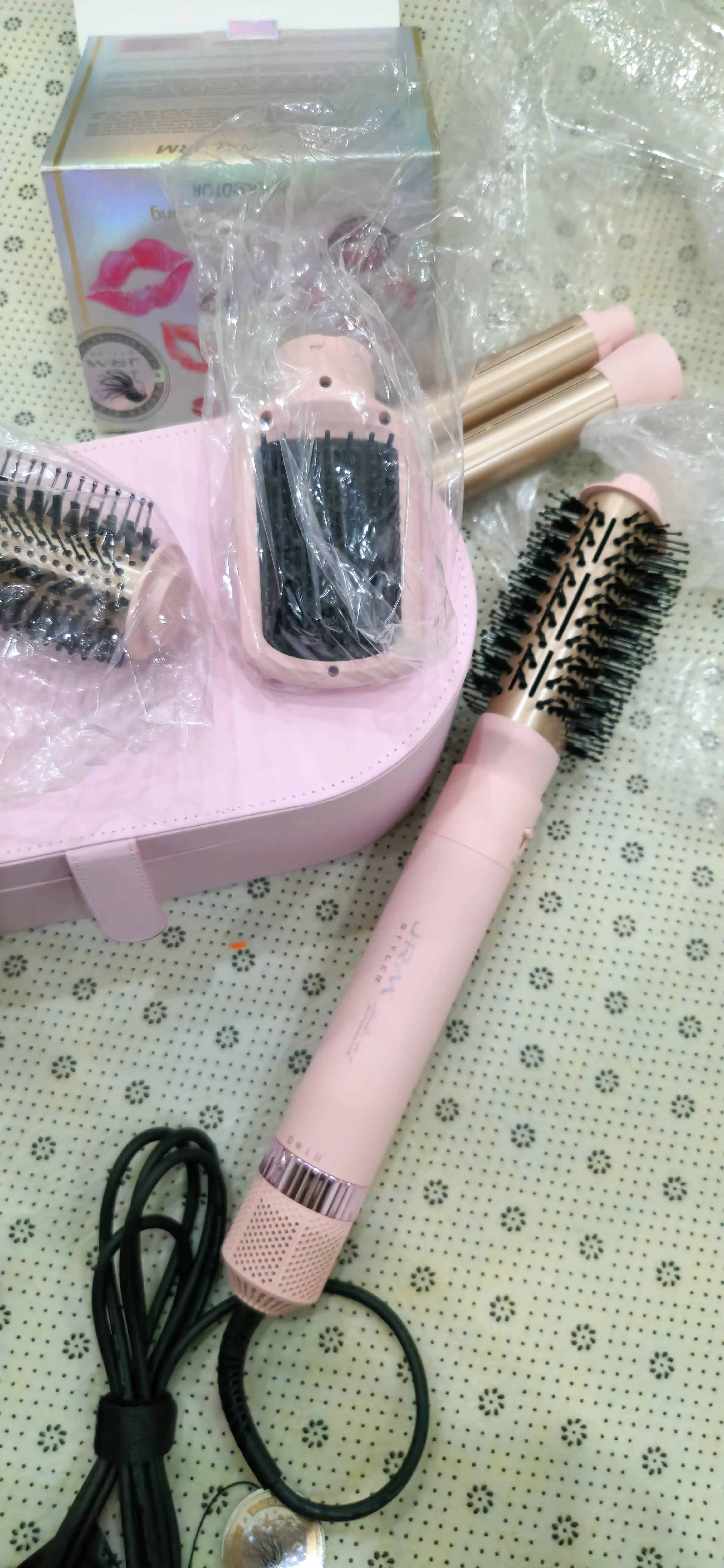 Fen Naborlar Soch quritgich Airwrap JRM styler, 6 tasi 1 da avtomatik ployka va turmaklash