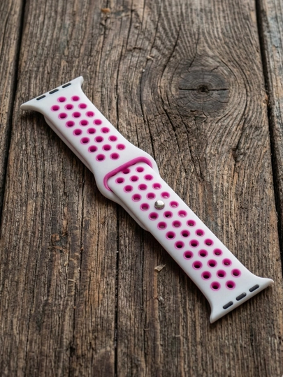 Силиконовый ремешок для Apple Watch 3,4,5,6,7,8, SE, и Ultra размеры: 42/44/45/46/49 мм