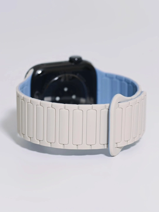 X Magnetic Silicone 4: жидкий силикон, дизайн 3 звена, магнитный ремешок