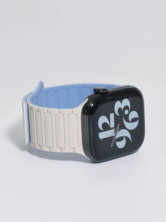 X Magnetic Silicone 4: жидкий силикон, дизайн 3 звена, магнитный ремешок