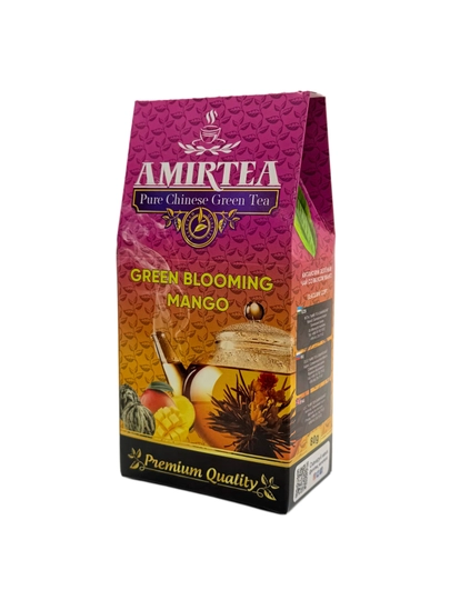 Чай зеленый Амир Китай В/С Green Blooming Mango 80 гр — АМИРТЕА-651878