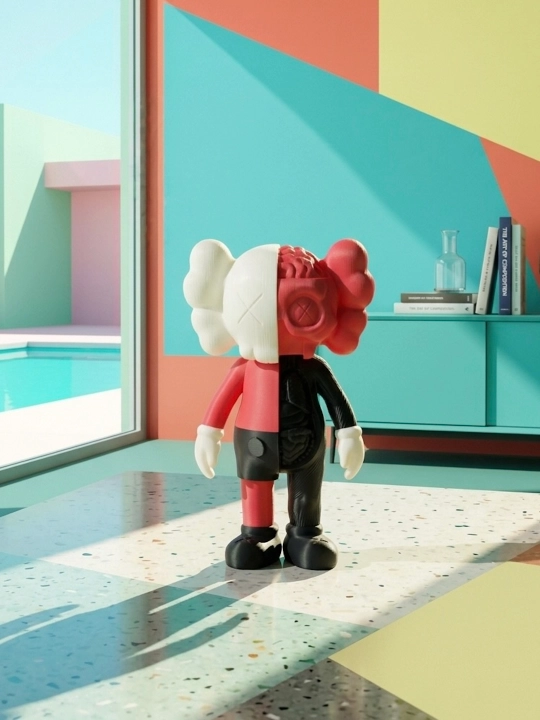 Статуэтка Kaws Dualis 3D, декор для дома