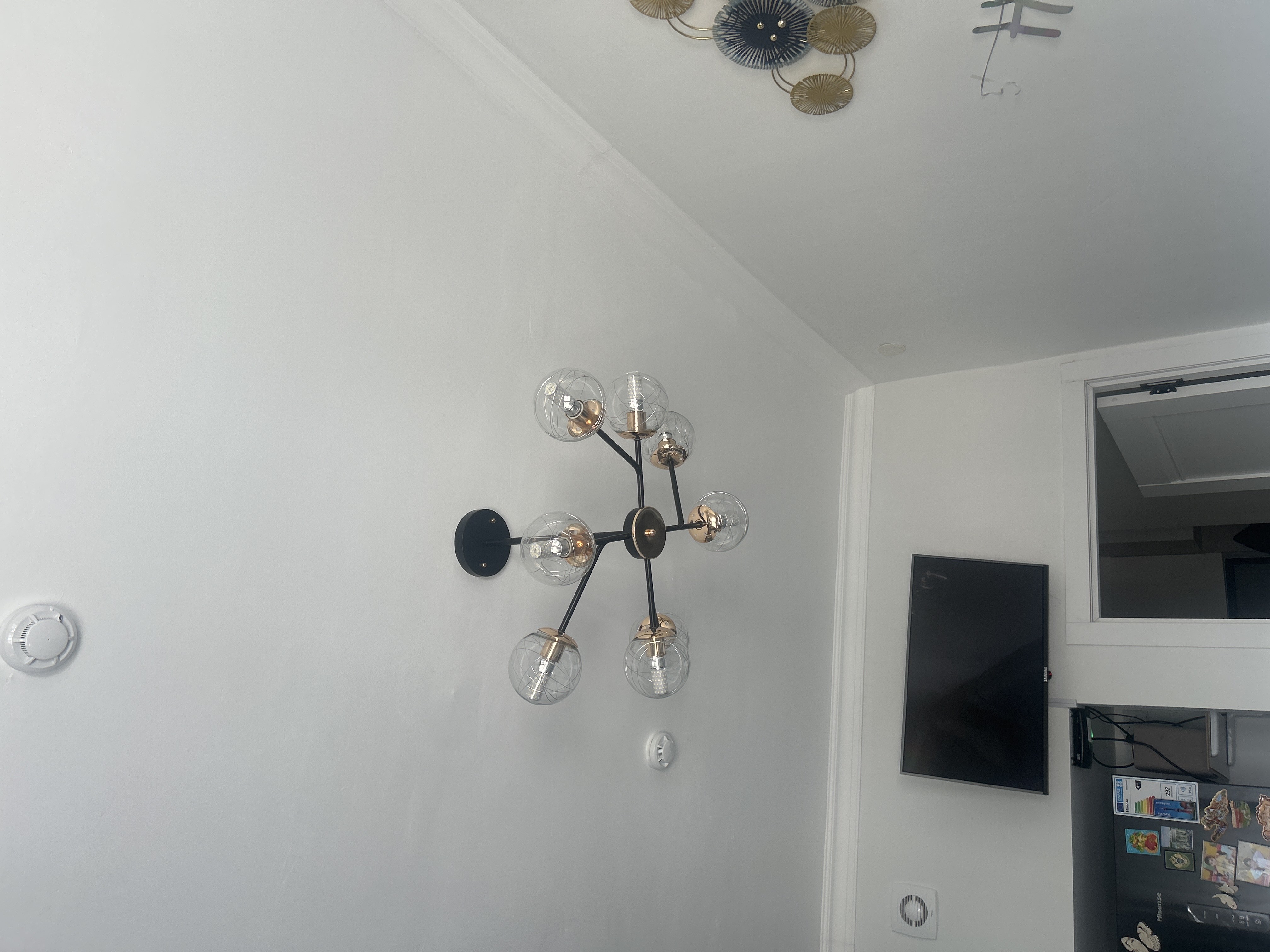 Zamonaviy osma, shift lyustra, E27 patronli qandil, 6, 8, 10 va 12 plafonli lyustira