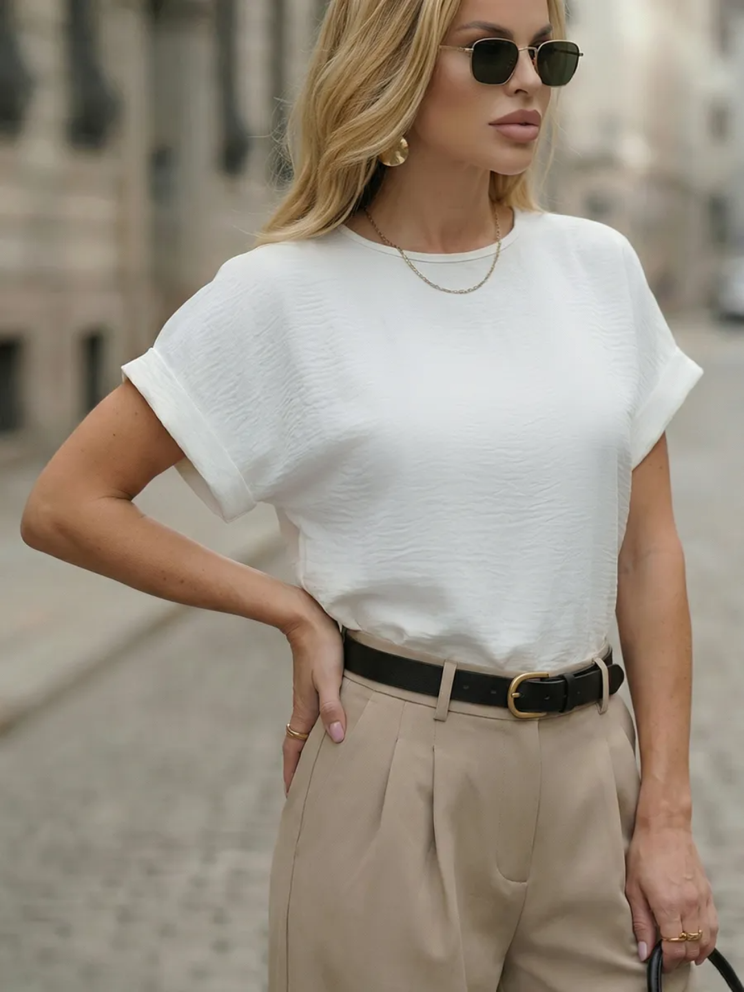Женская летняя блузка, кофта, размер 44-52 (M-XXL), кофточка для офисного дневника - 