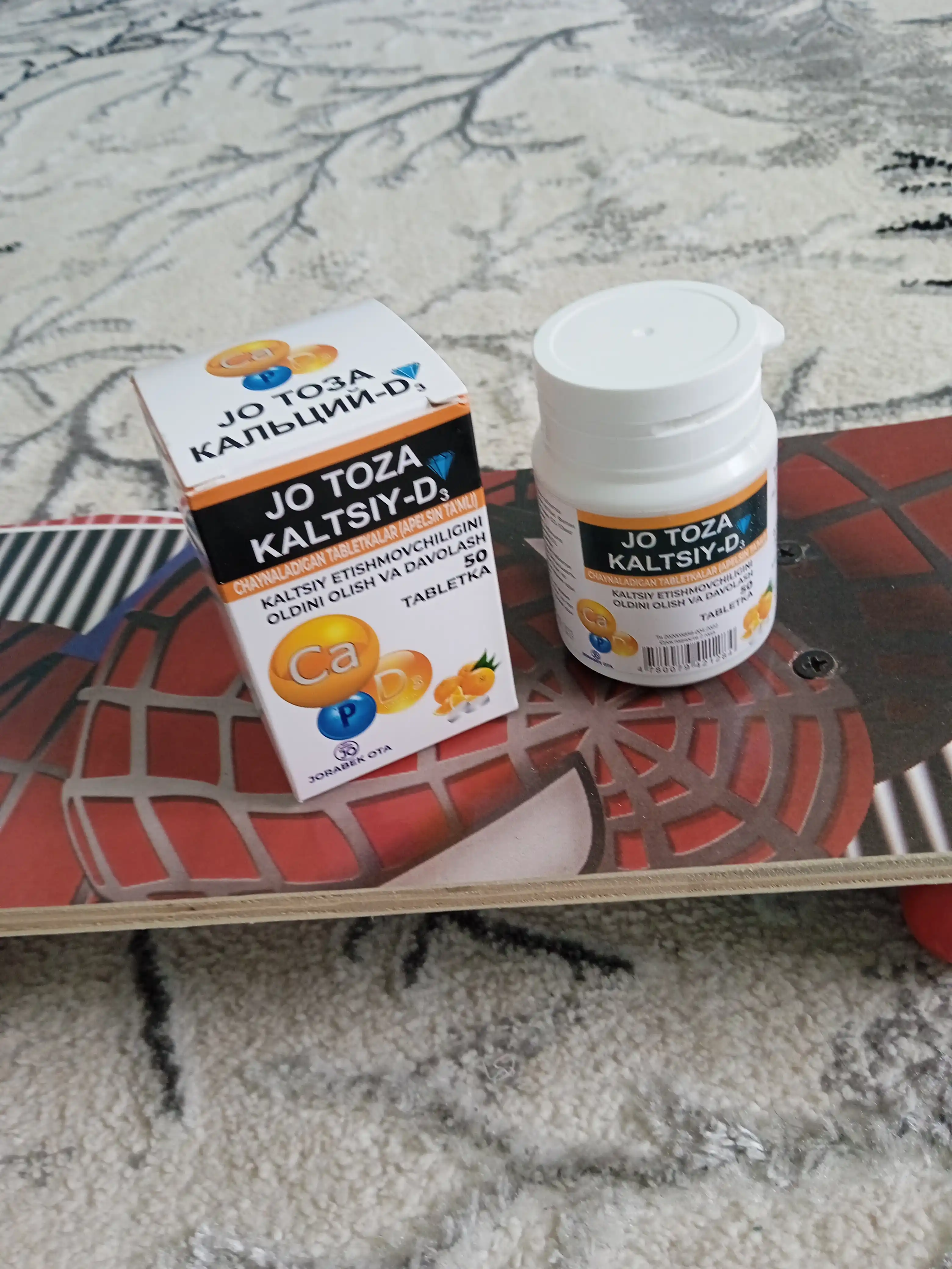 Kalsiy D3 – D vitamini bilan suyaklar va tishlar salomatligi uchun