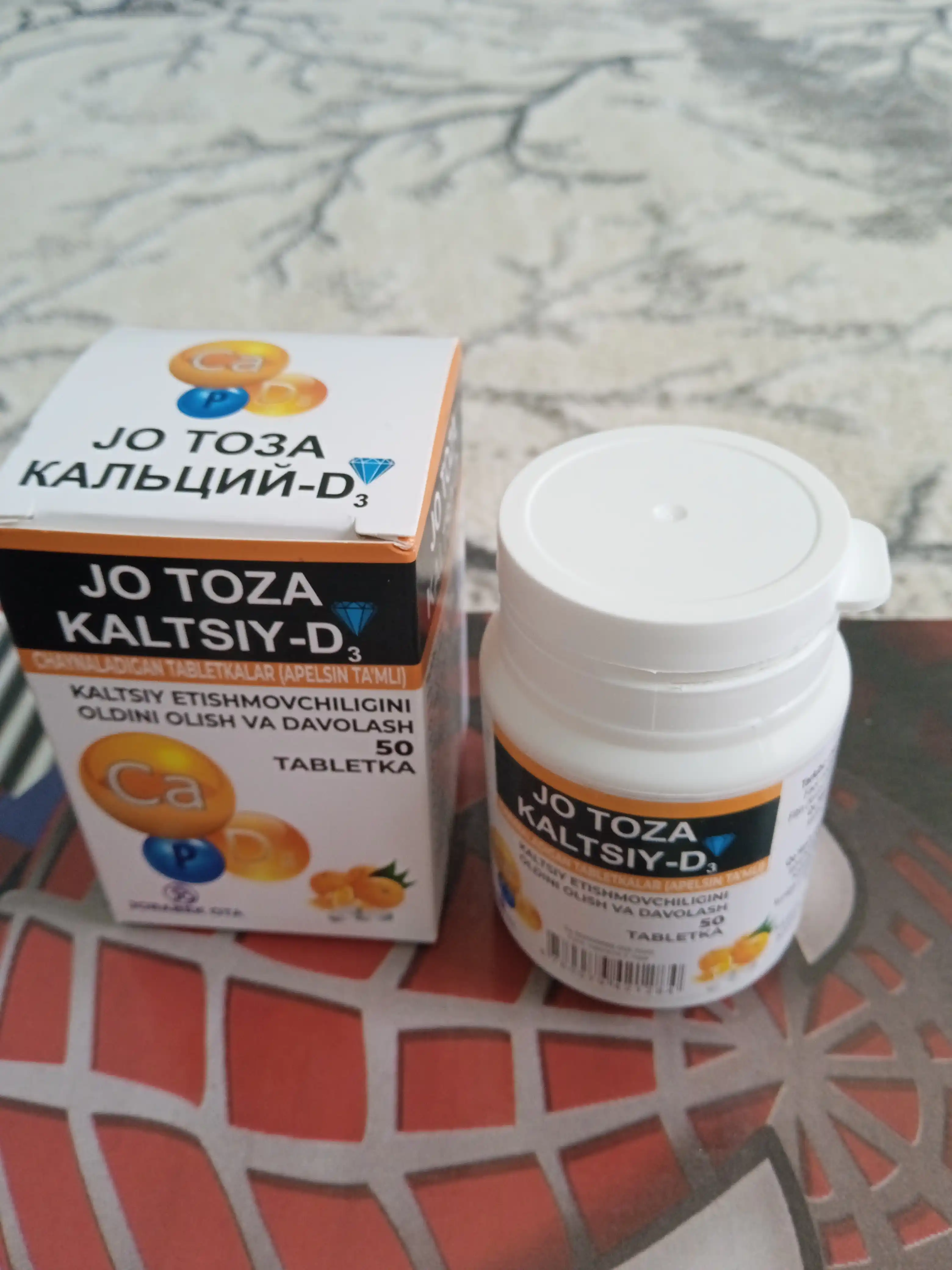 Kalsiy D3 – D vitamini bilan suyaklar va tishlar salomatligi uchun