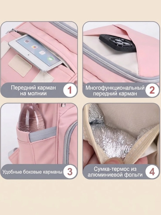 Рюкзак для мамы и малыша многофункциональный