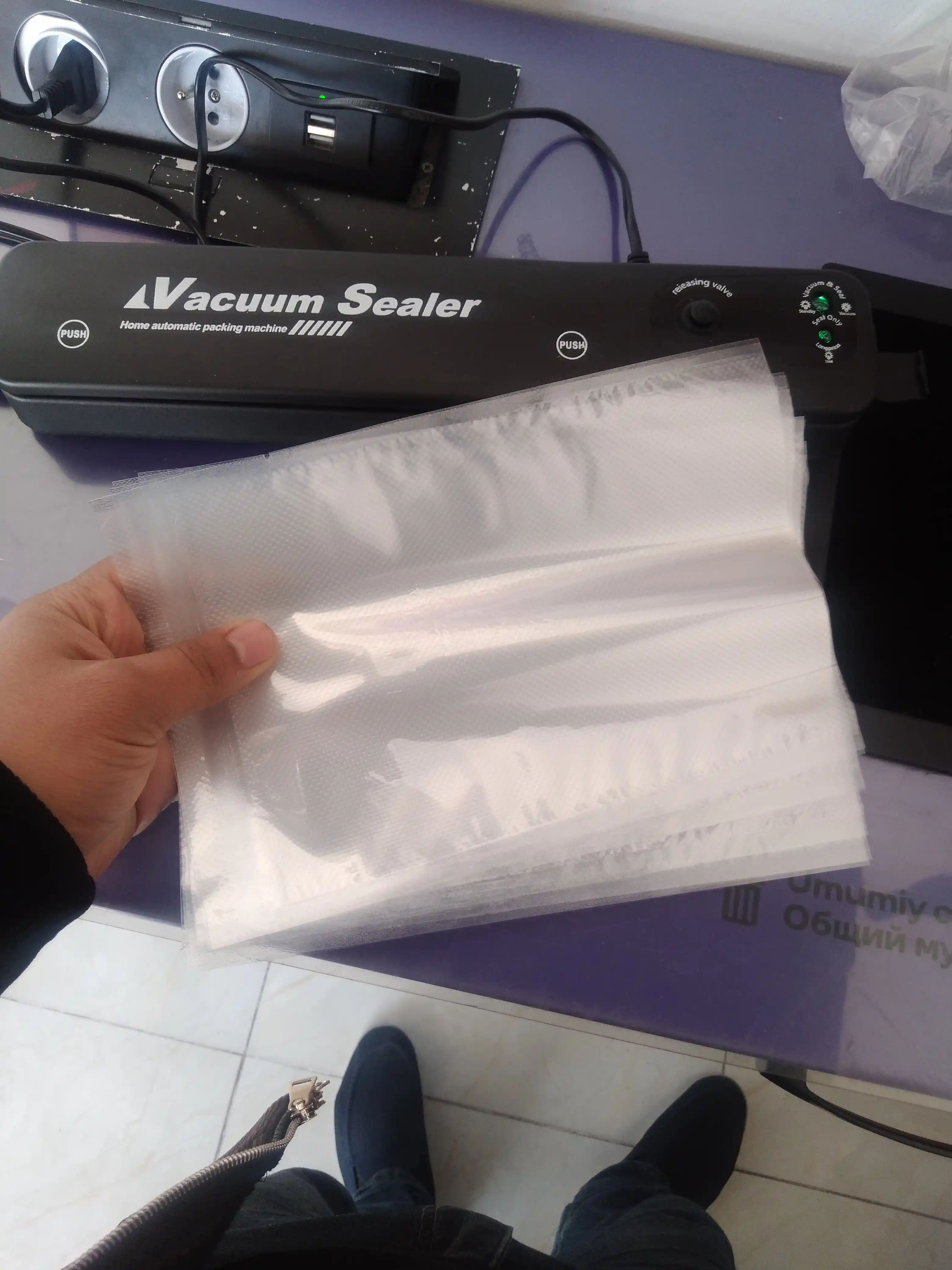 Vacuum Sealer Z, X vakuumlagichi - oziq-ovqat mahsulotlari uchun vakuumli qadoqlagich