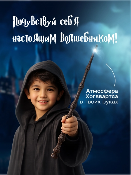 Garry Potter sehrli tayoqchasi / Voldemort / Dambldor, Bezina - muxlislarga sovg‘a