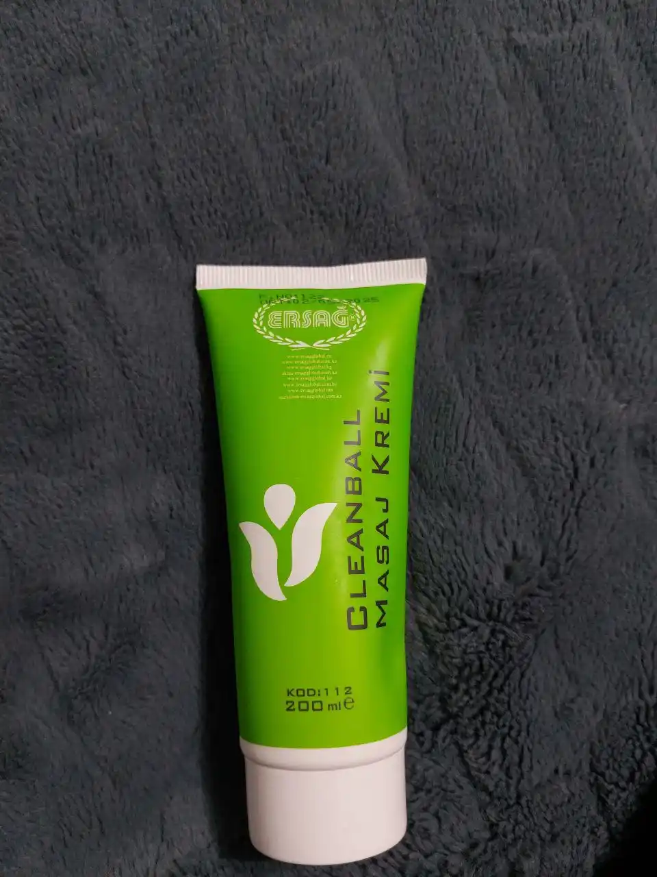 Ersag Cleanball massaj kremi, 100 ml, 200 ml