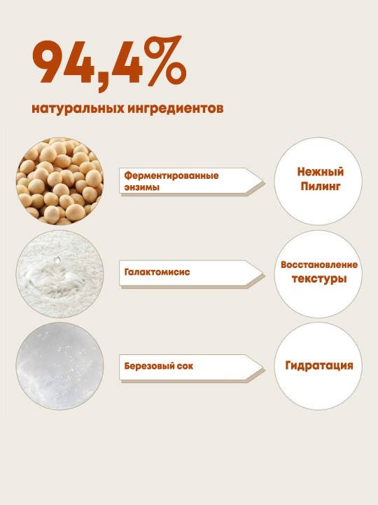 Энзимный пилинг-скатка для сияния кожи Manyo Galactomy Enzyme Peeling Gel