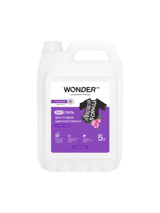 Gipoallergen universal Sakura kir yuvish geli 5 l WONDER LAB