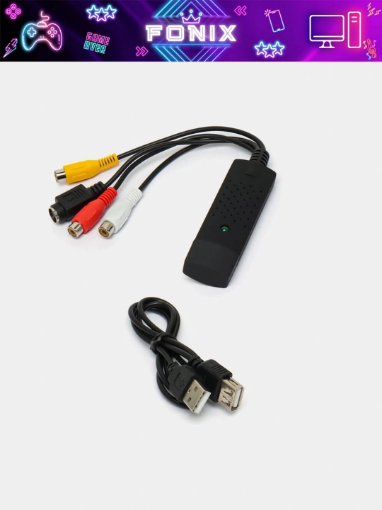 USB video yozib olish EasyCAP USB 2.0 — AV dan kompyuterga videoni raqamlashtirish
