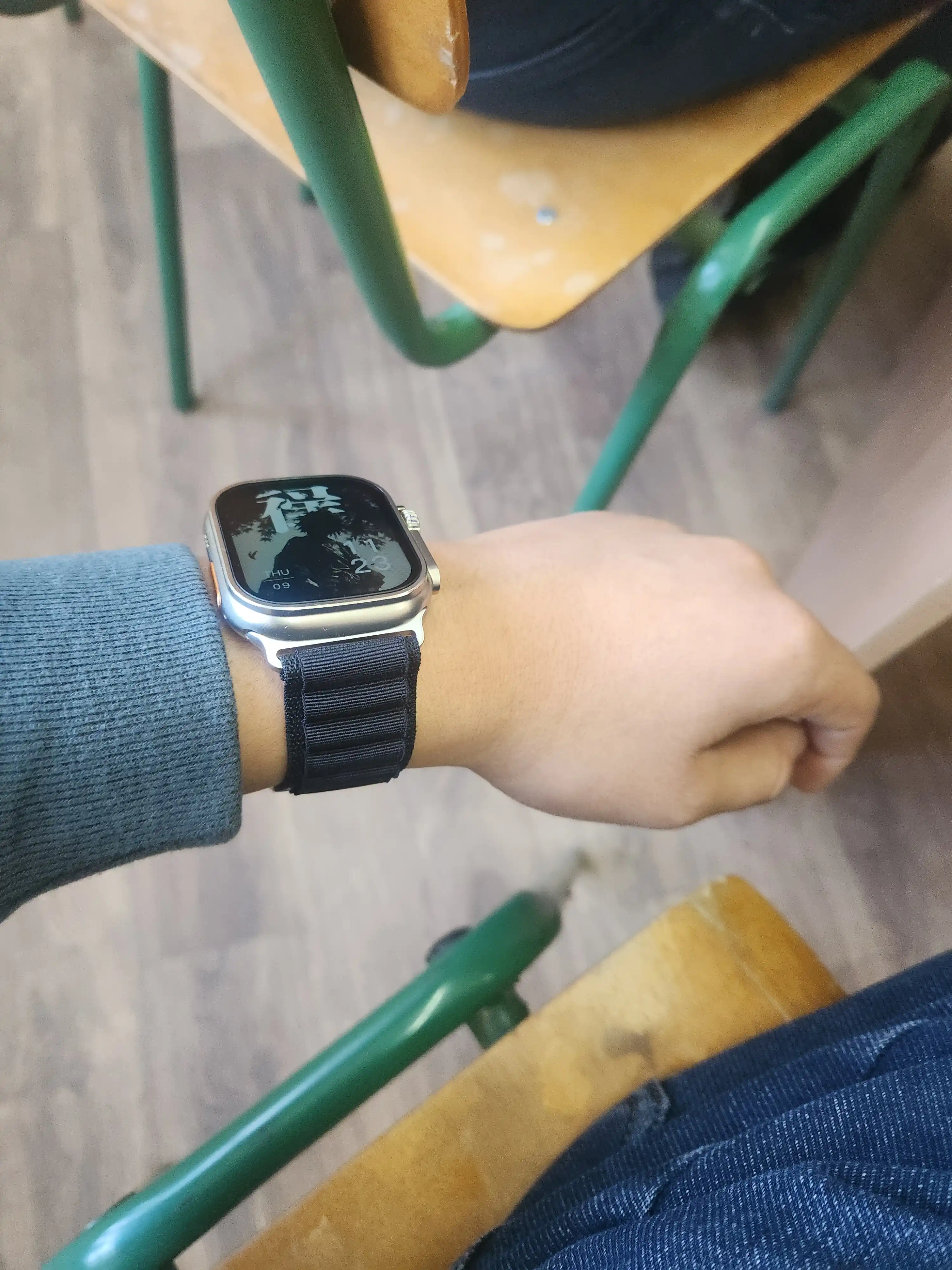 Ремешок нейлоновый для Apple Watch 3,4,5,6,7,8,9,10,11,SE и Ultra, размер 42-44-45-49 мм