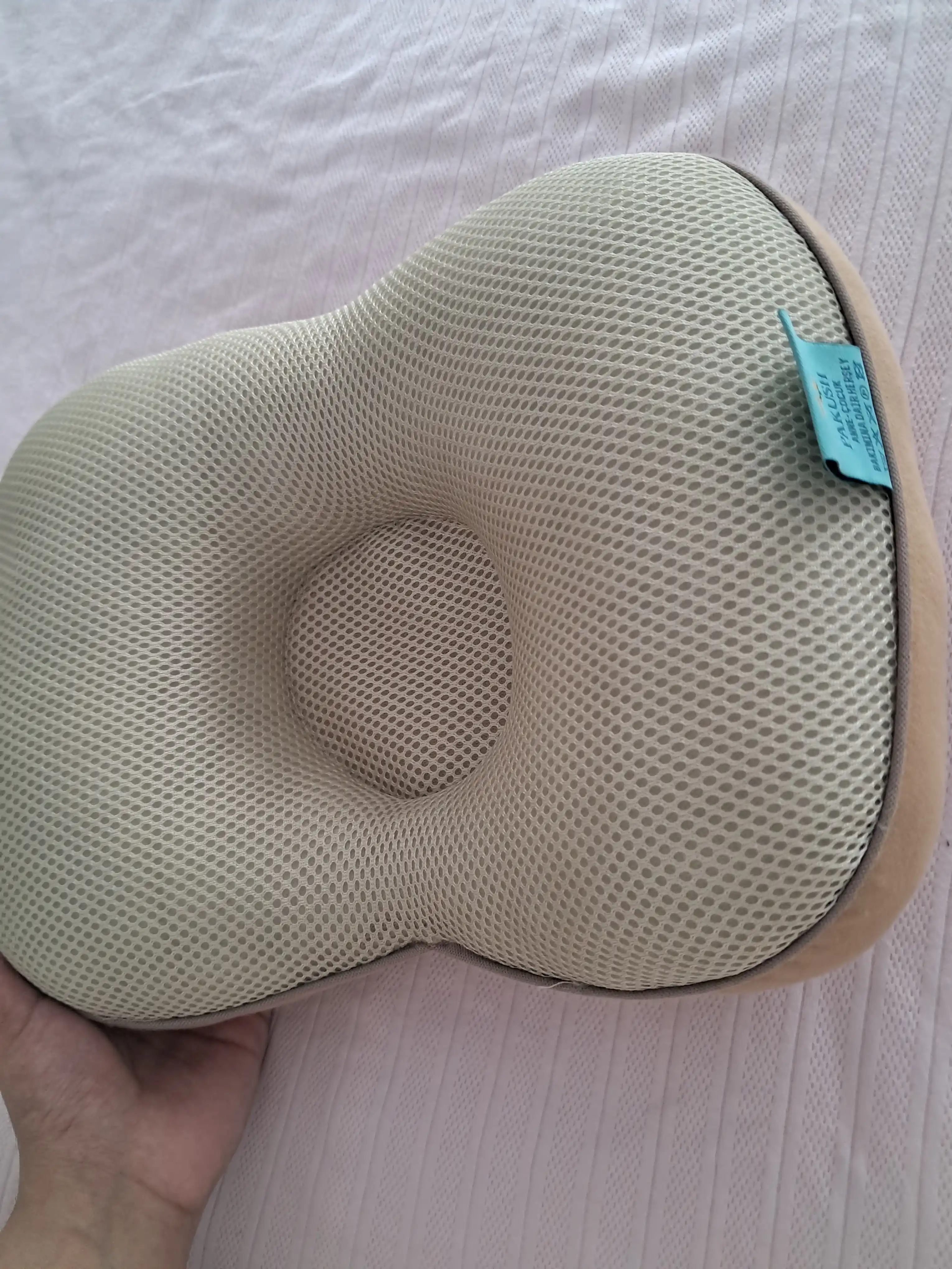 PAKUSH Mikrogelli 3D to'rli yassilikka qarshi bolalar ortopedik yostig'i