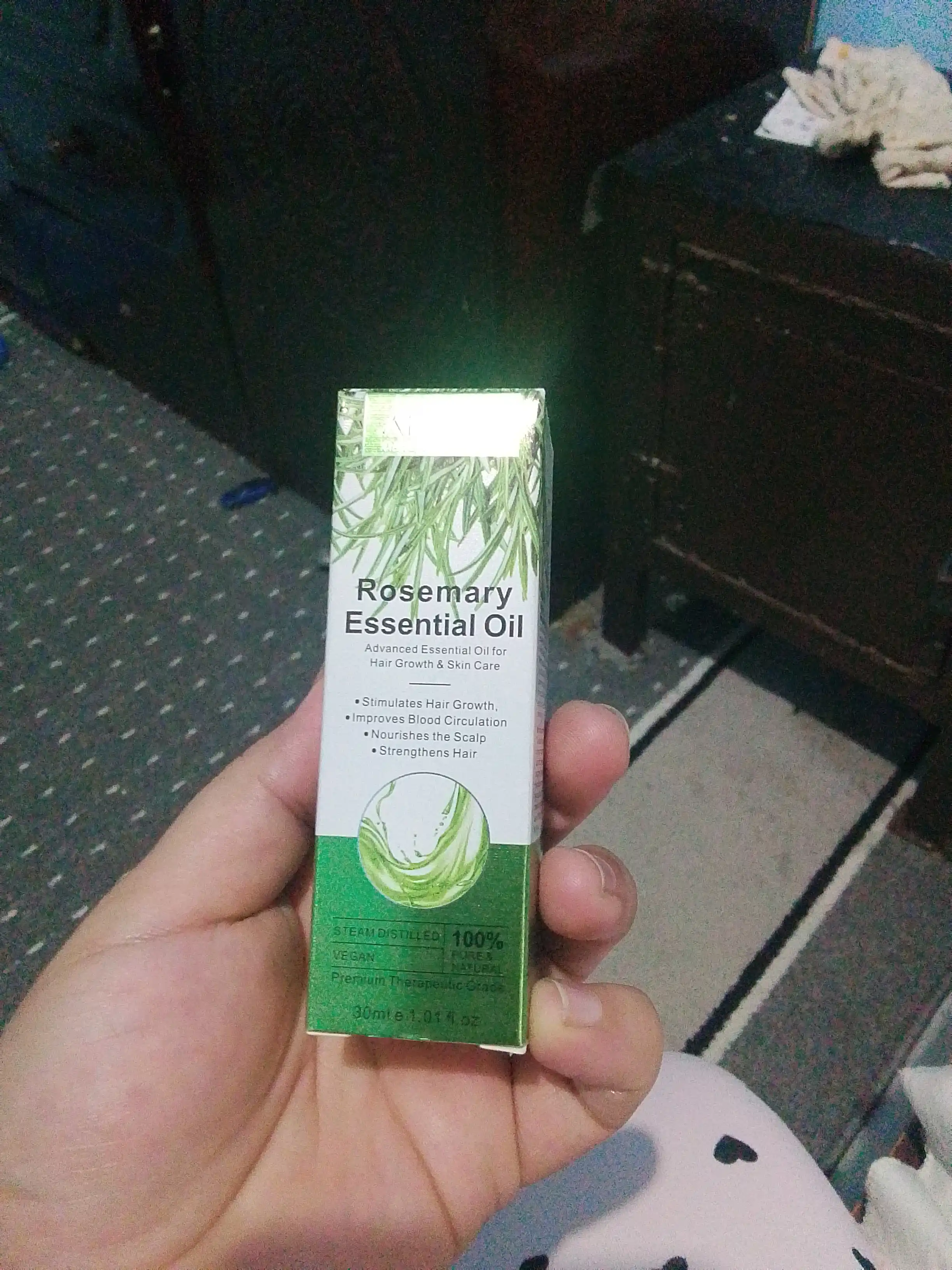 Mielle Sochni mustahkamlash uchun biotinli razmarin yog'i, yalpiz bilan, 59 ml