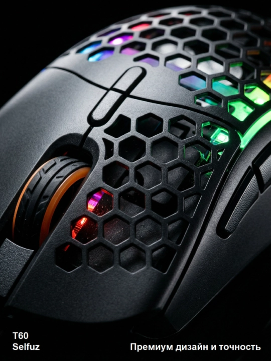 Проводная компьютерная мышь, для Gamer, iMICE с RGB подсветкой, 12800 DPI
