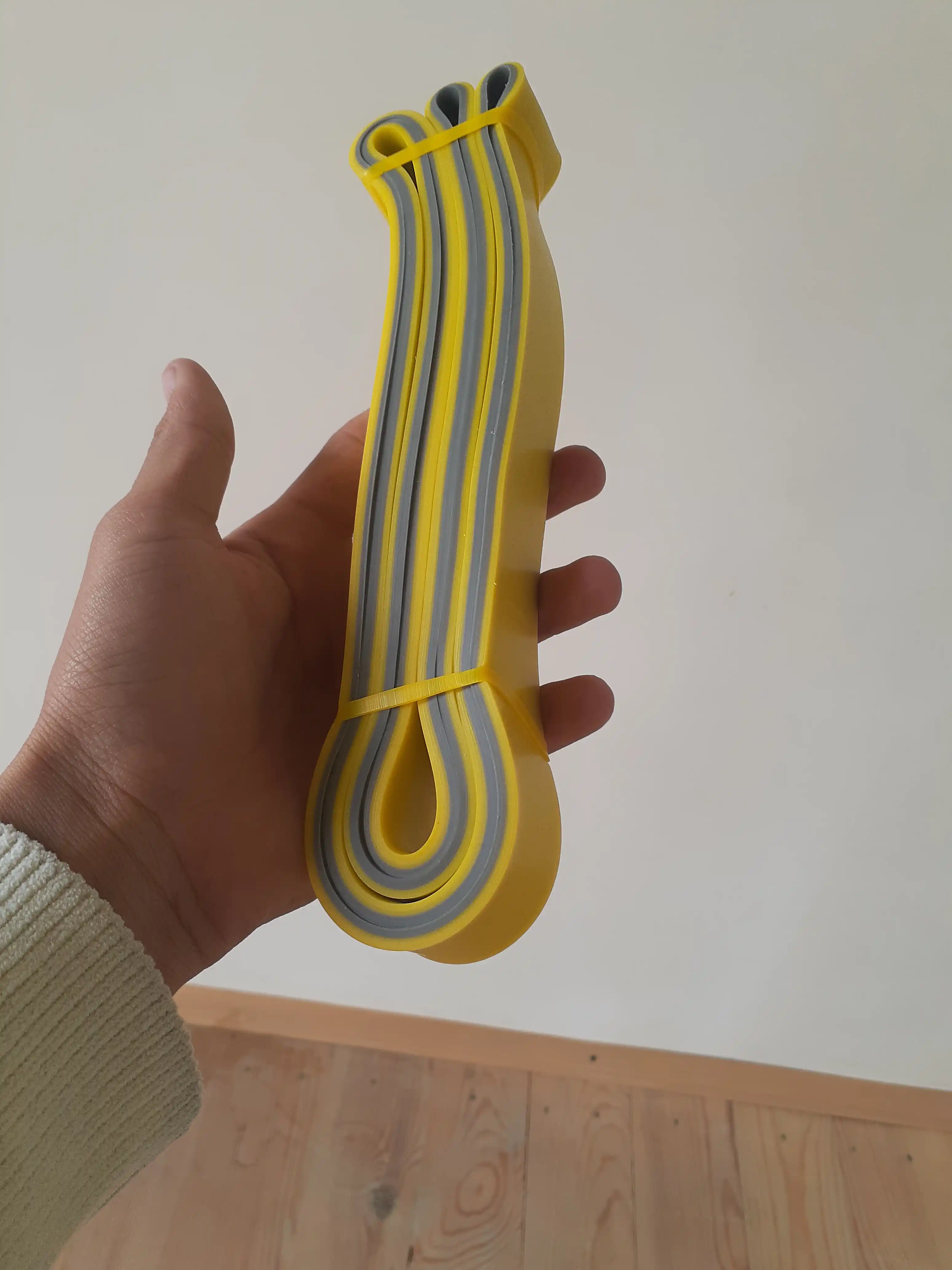 Fitnes uchun rezinka, lateksli, universal, mashqlar uchun, hajm 104 kg gacha, fitnes rezina