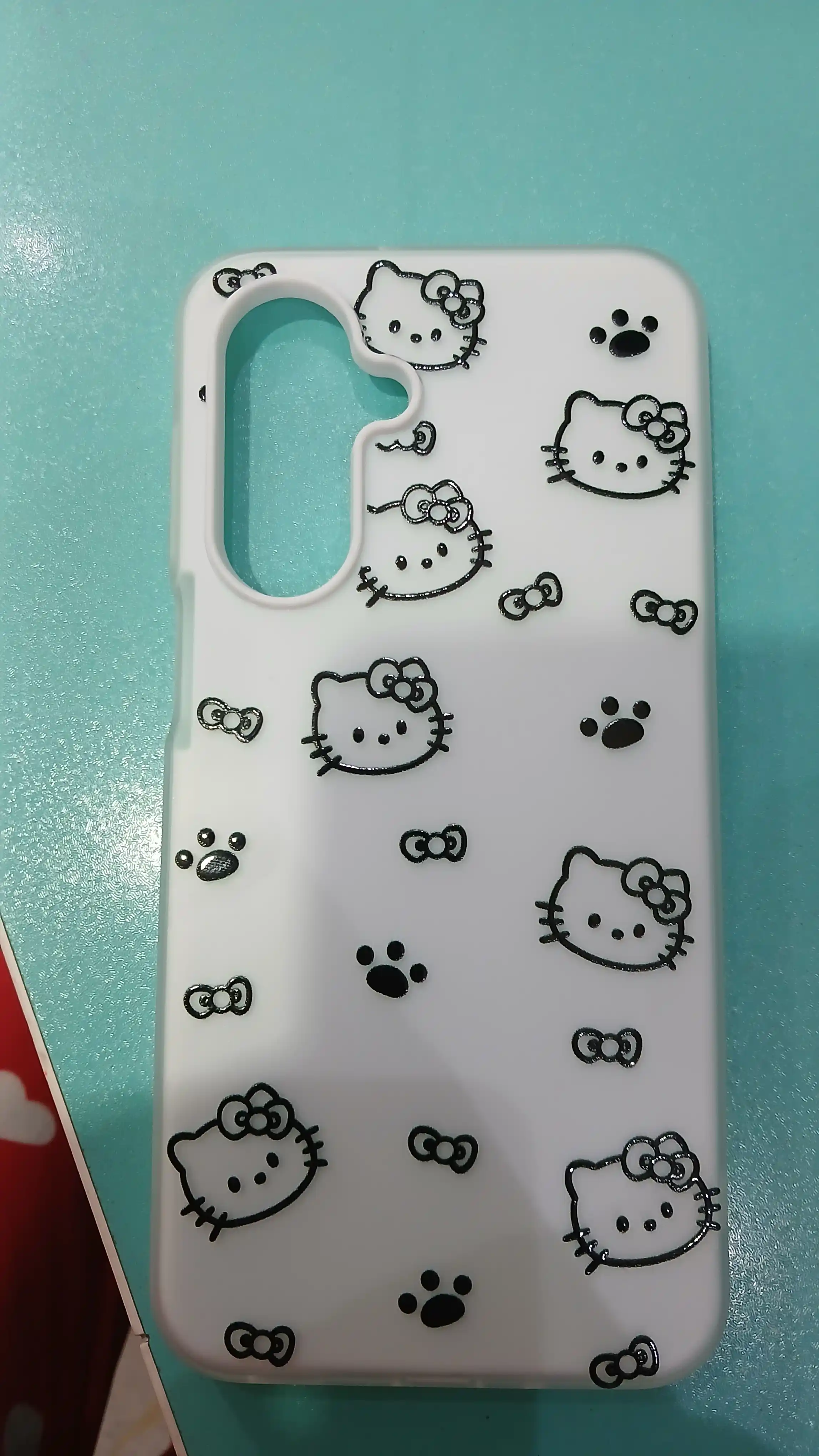 Samsung A seriyasi uchun Hello Kitty rasmi tushirilgan yumshoq silikon g‘ilof