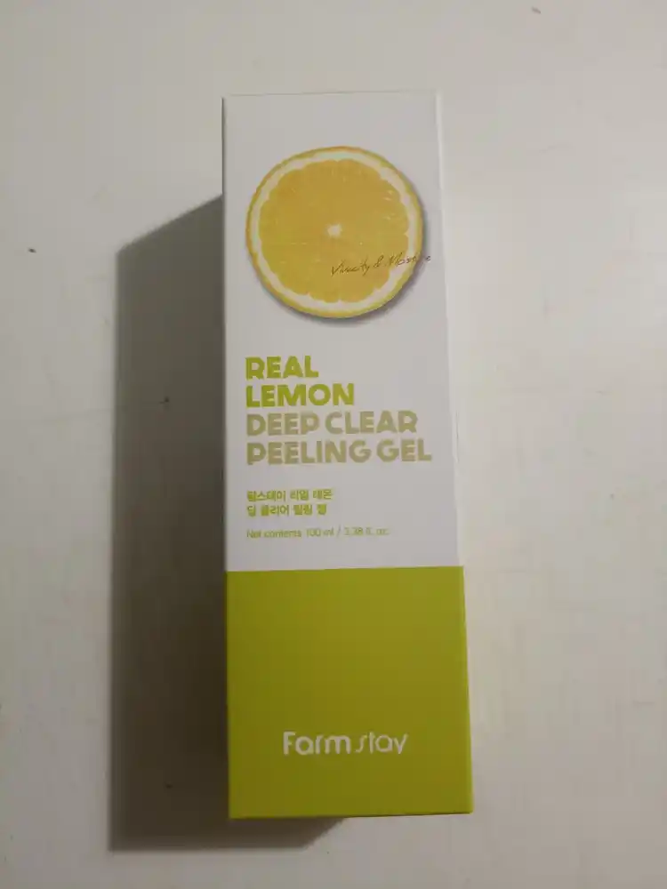 Farmstay piling-skatka yuz uchun tozalovchi peeling-gel, yumshoq eksfoliatsiya