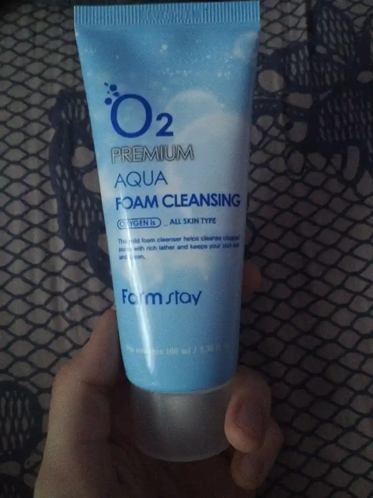 Очищающая кислородная пенка Farmstay O2 Premium Aqua Cleansing Foam для умывания лица