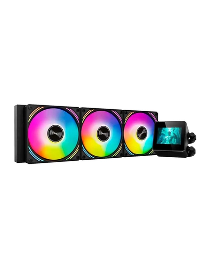 Кулер Huntkey Liquid Cooler MVP Poseidon 360, белый и черный, вентилятор