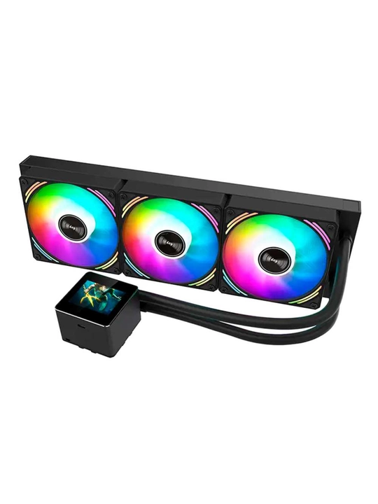 Кулер Huntkey Liquid Cooler MVP Poseidon 360, белый и черный, вентилятор