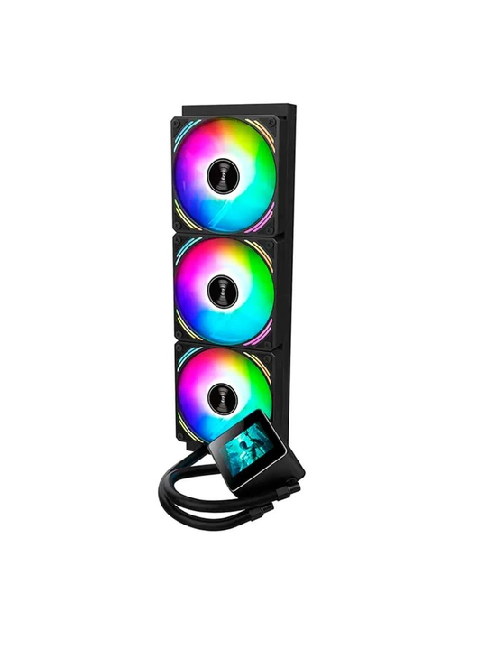 Кулер Huntkey Liquid Cooler MVP Poseidon 360, белый и черный, вентилятор