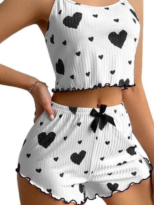Ayollar pijamasi 2 tasi 1 tada, 2 ta o'lcham katta oling, shortikli uy kiyimi, pijama