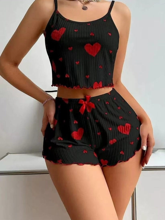 Ayollar pijamasi 2 tasi 1 tada, 2 ta o'lcham katta oling, shortikli uy kiyimi, pijama