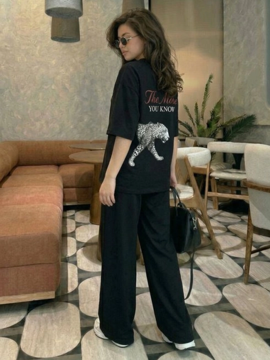 Ayollar dvoykasi. Ikki qismli sport kostyumi "PANTHERE" oversize 46-52