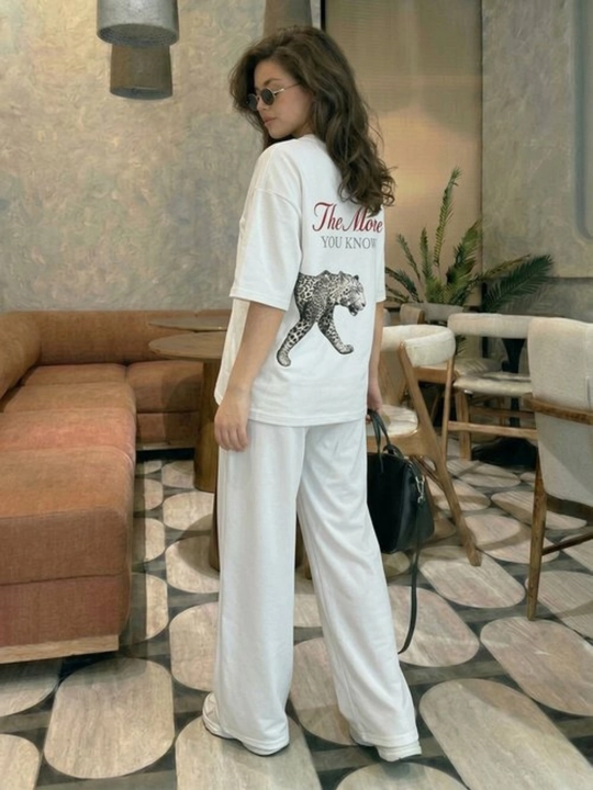 Ayollar dvoykasi. Ikki qismli sport kostyumi "PANTHERE" oversize 46-52