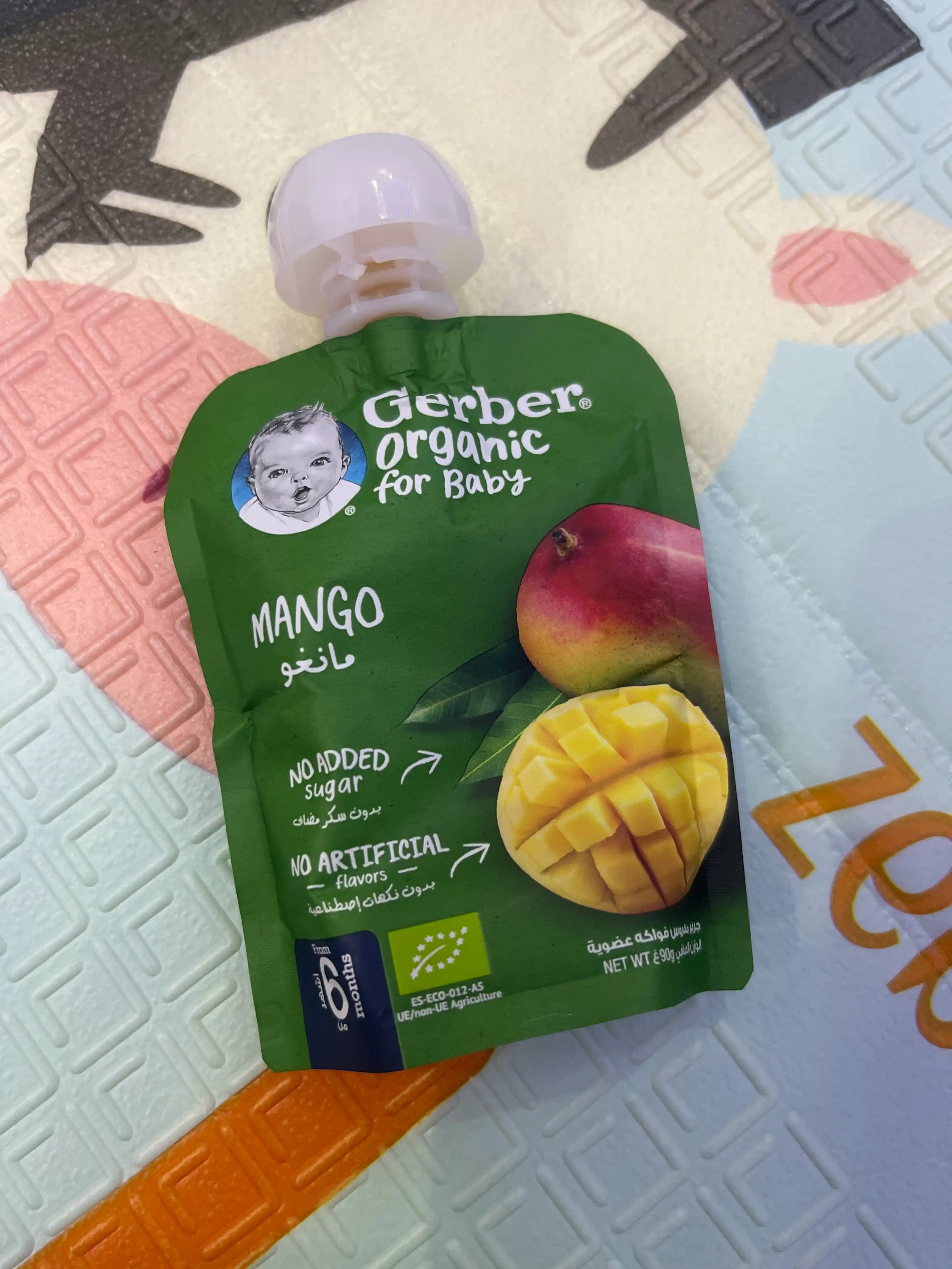 Gerber Organic mevali pyure «mango» 90 g