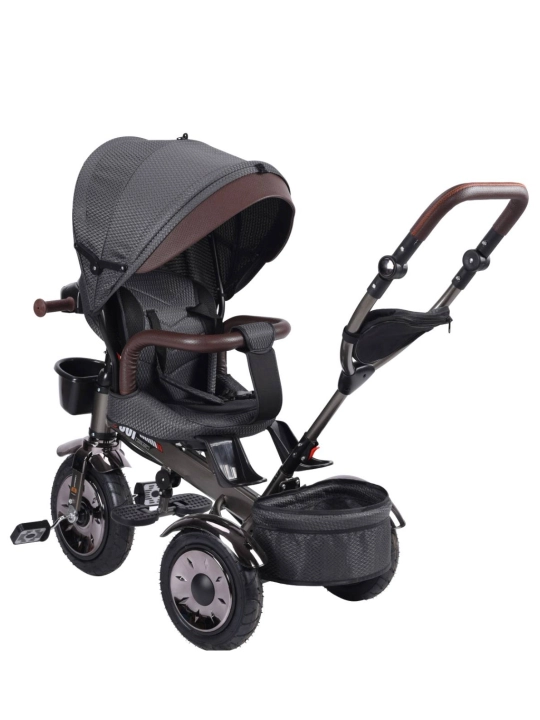 Bolalar velosiped-kolyaska 360°, 1-6 yosh, musiqa va yorug‘lik, 50 kg gacha