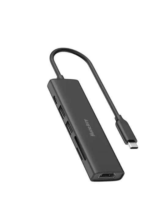 Perexadnik, Huntkey D06 / D08 dok-stansiyasi, USB-C, 6 tasi 1 da / 8 tasi 1 da, PD 100W