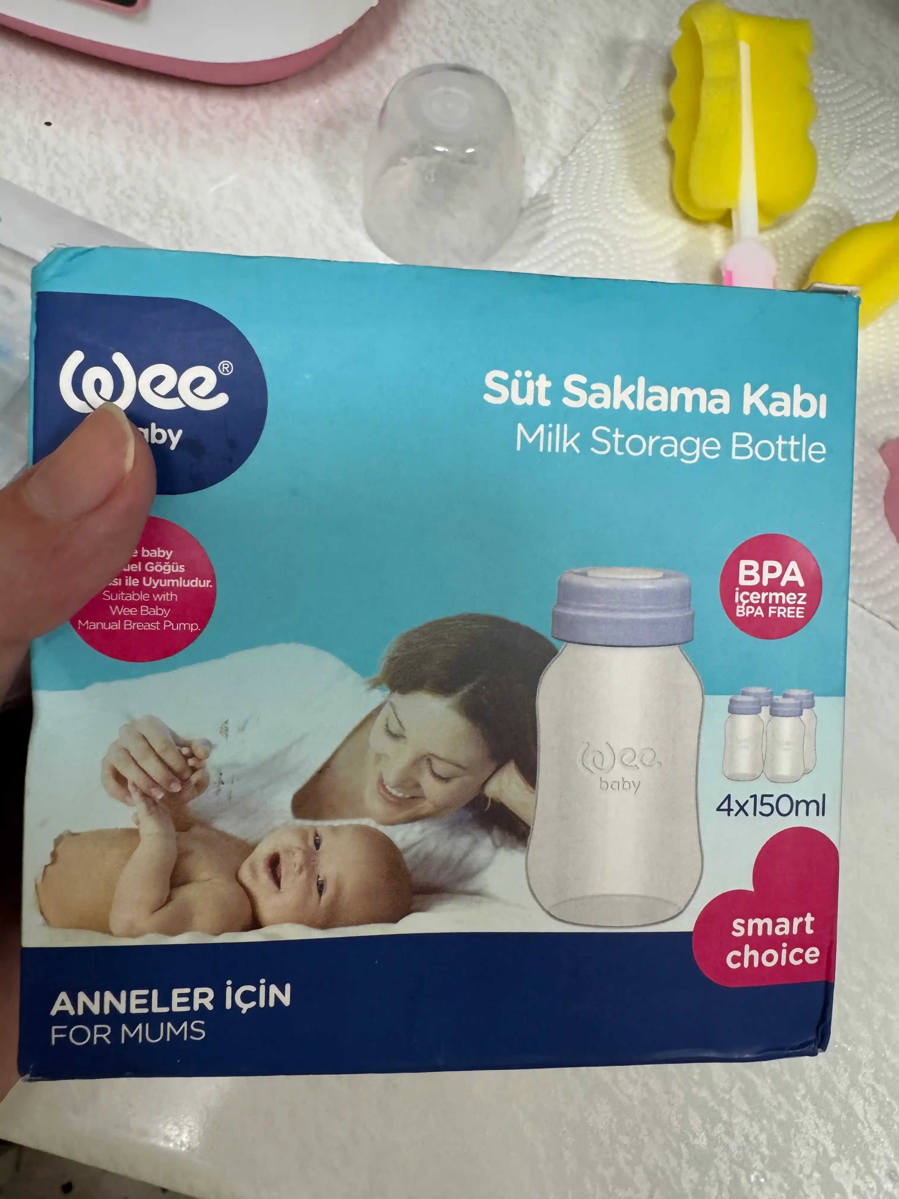 Sut saqlash uchun idish WeeBaby Wb126, 1 dona