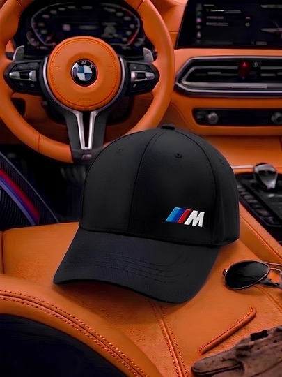 Унисекс кепка с логотипом BMW M, бейсболка, спортивный стиль, универсальный размер — LIDERO-BMMKEPK-ЧЕРНСТЕ