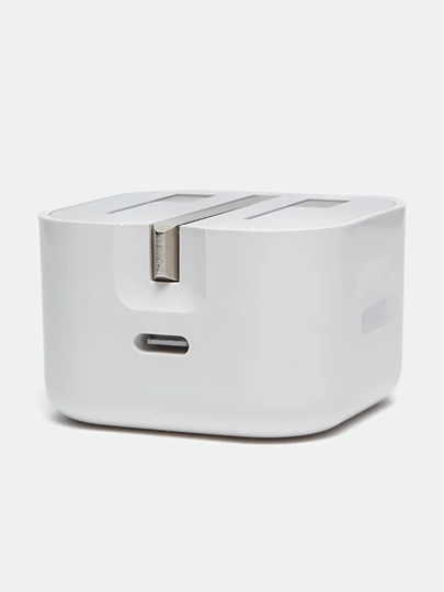 Apple 20W USB-C Power Adapter, tezkor quvvatlash bloki, 3-pin (UK Spec)