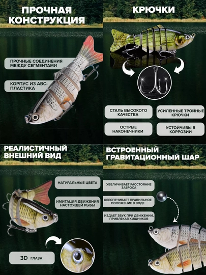 Воблер для хищной рыбы