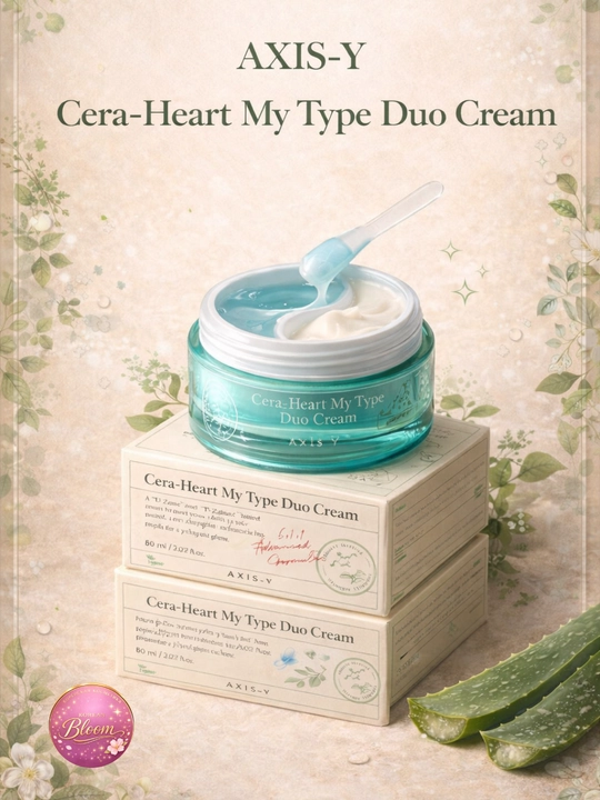 AXIS-Y Cera-Heart My Type Duo Cream — kombinatsiyalangan teri uchun ikki qismli krem - 
